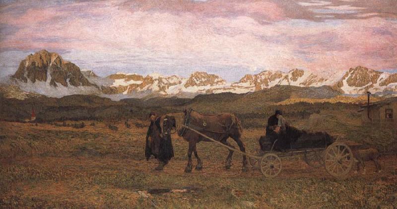 Returning Home, Giovanni Segantini